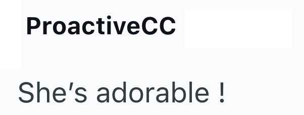 ProactiveCC She's adorable!