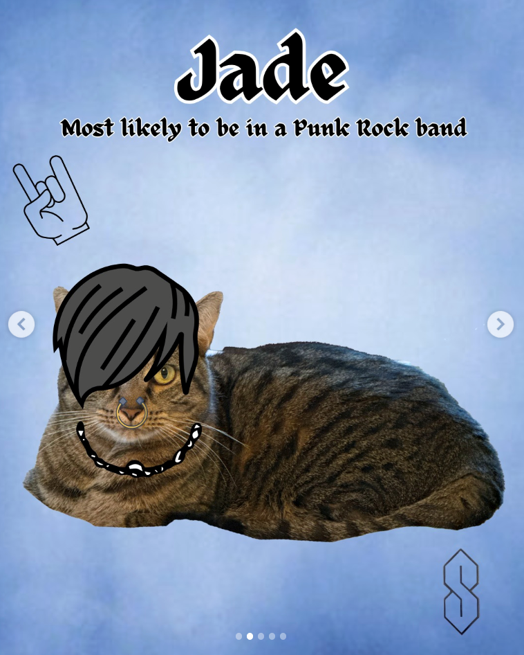 < Jade Most likely to be in a Punk Rock band >