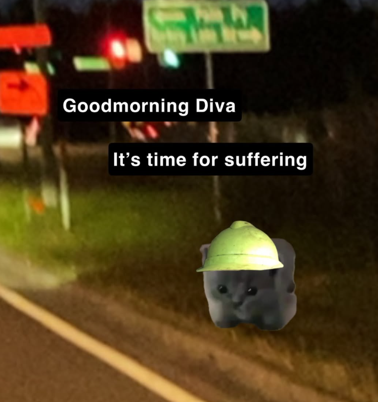Goodmorning Diva It's time for suffering