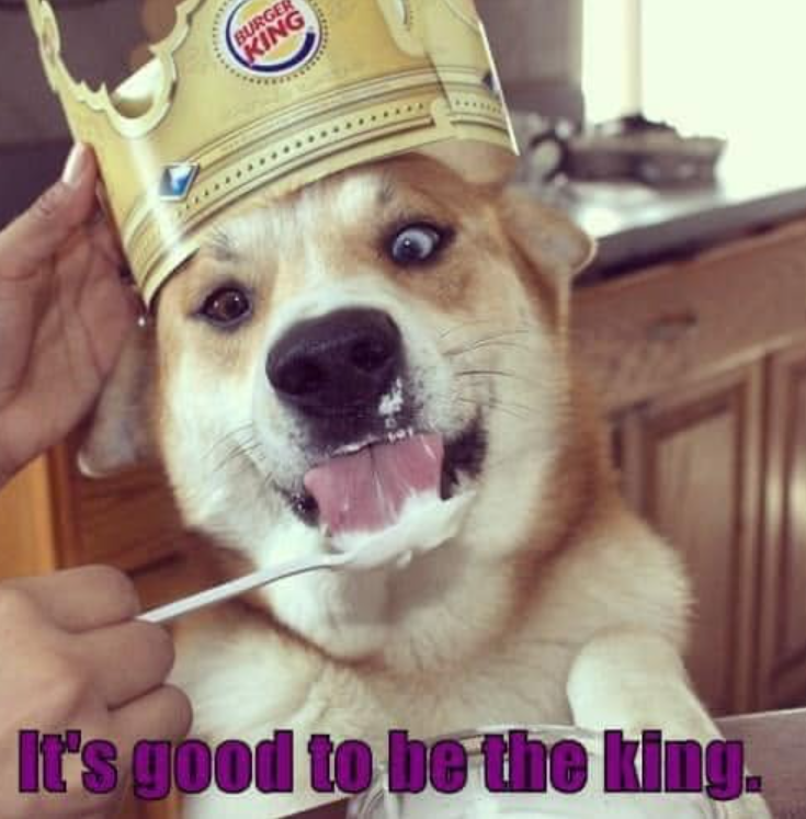BURGER KING It's good to be the king.