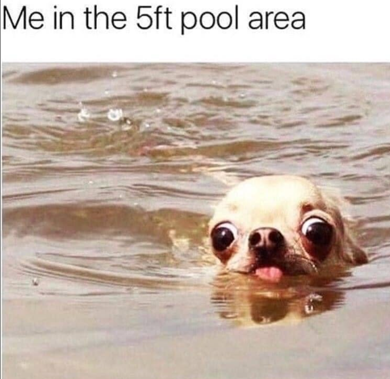 Me in the 5ft pool area.