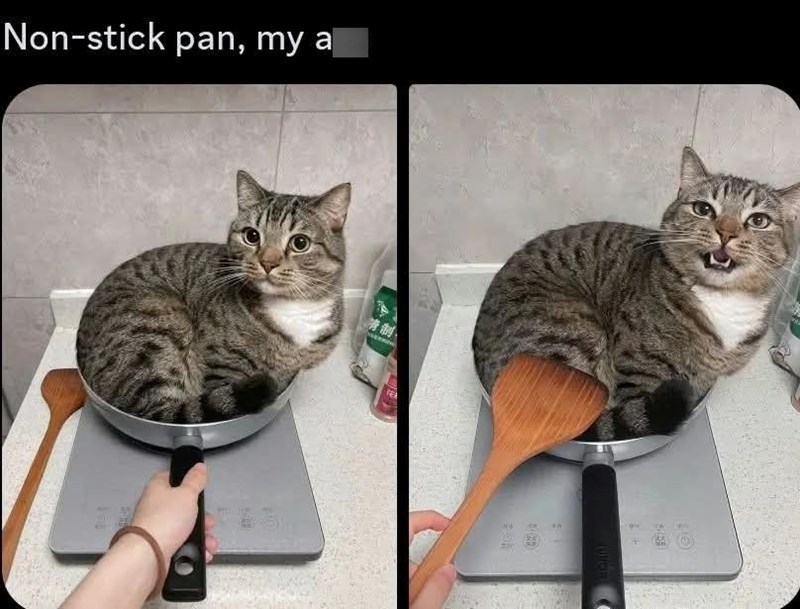 Non-stick pan, my a 清制 ain (税 +1