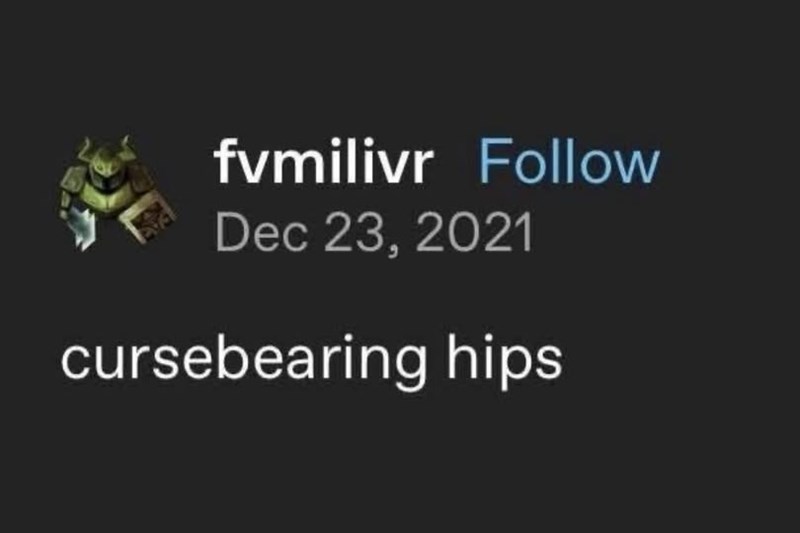 fvmilivr Follow Dec 23, 2021 cursebearing hips