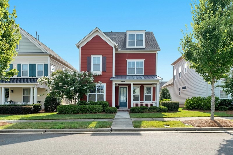 Single-family home in a quiet residential neighborhood.