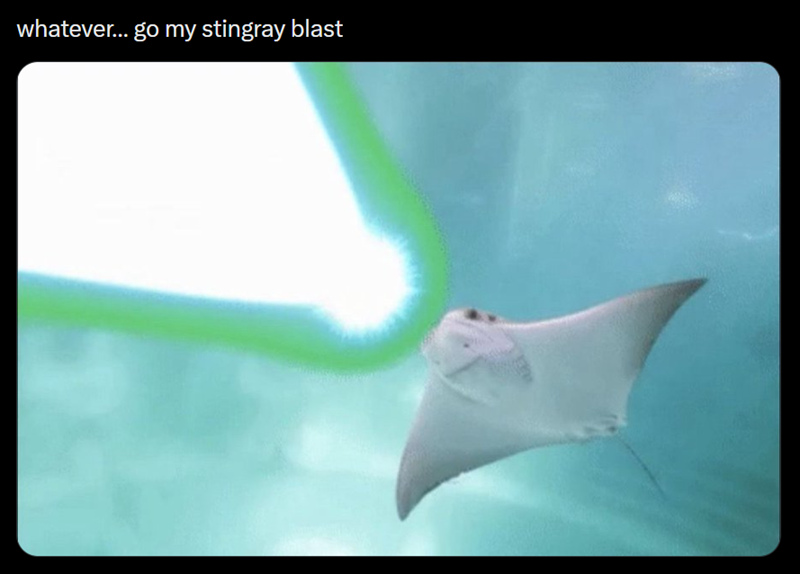 whatever... go my stingray blast