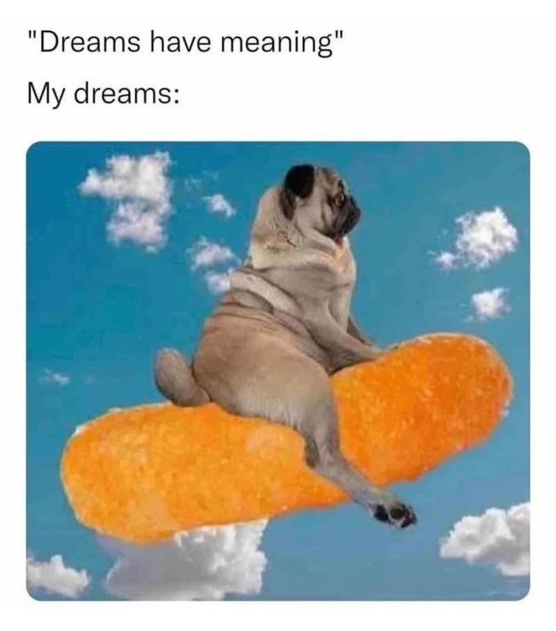"Dreams have meaning" My dreams: