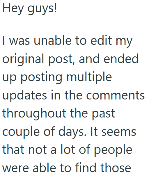 Hey guys! I was unable to edit my original post, and ended up posting multiple updates in the comments throughout the past couple of days. It seems that not a lot of people were able to find those
