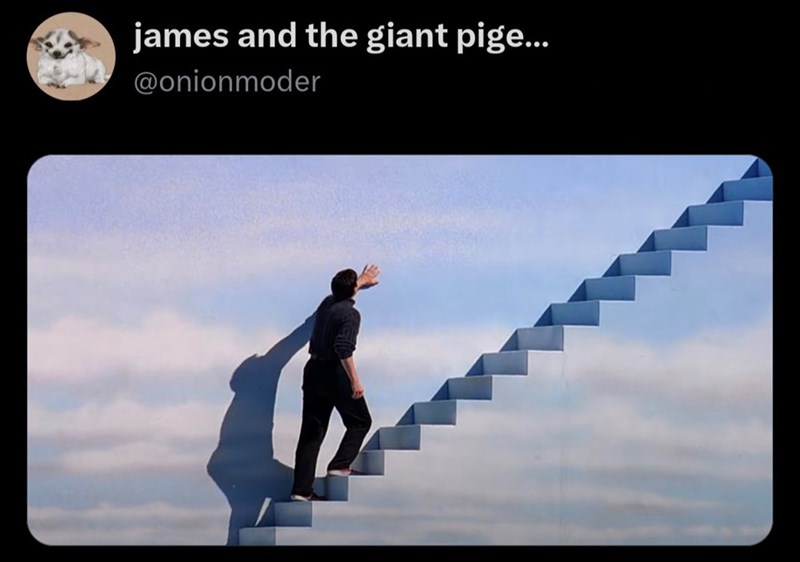 james and the giant pige... @onionmoder
