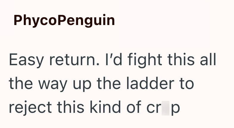 PhycoPenguin Easy return. I'd fight this all the way up the ladder to reject this kind of crop