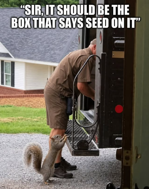 "SIR, IT SHOULD BE THE BOX THAT SAYS SEED ON IT"