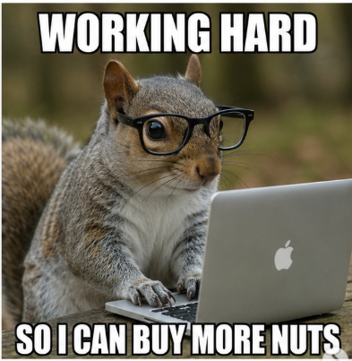 WORKING HARD SO I CAN BUY MORE NUTS