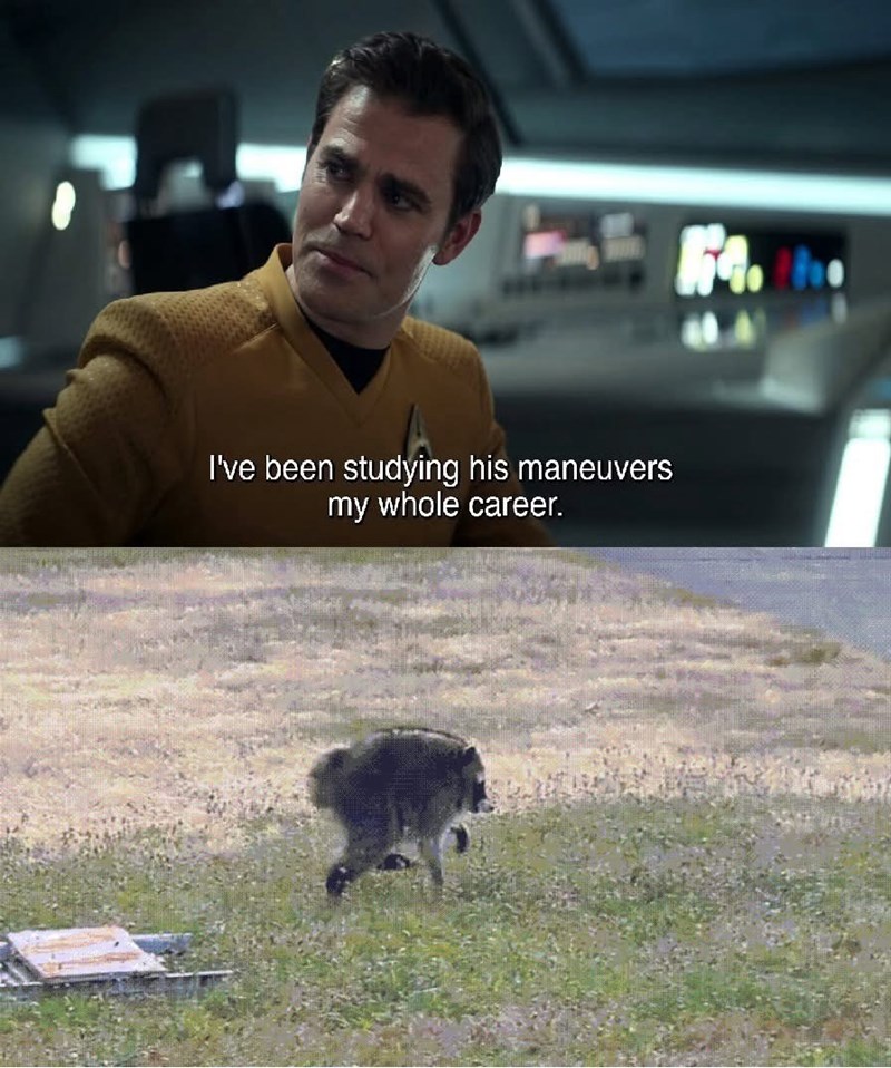 I've been studying his maneuvers my whole career.