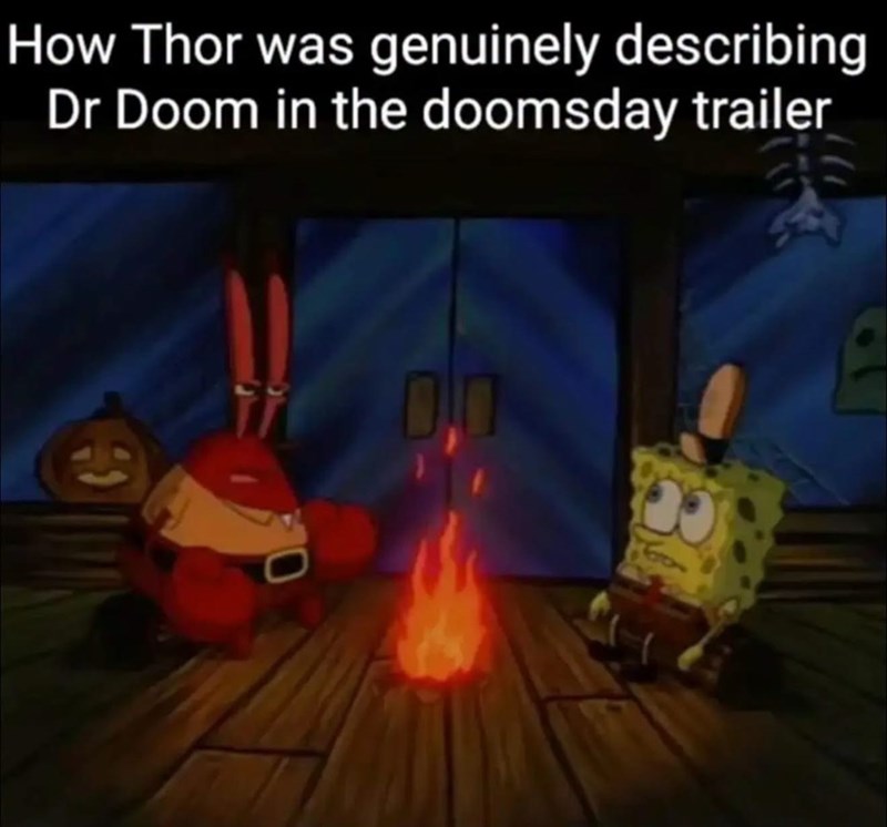H How Thor was genuinely describing Dr Doom in the doomsday trailer