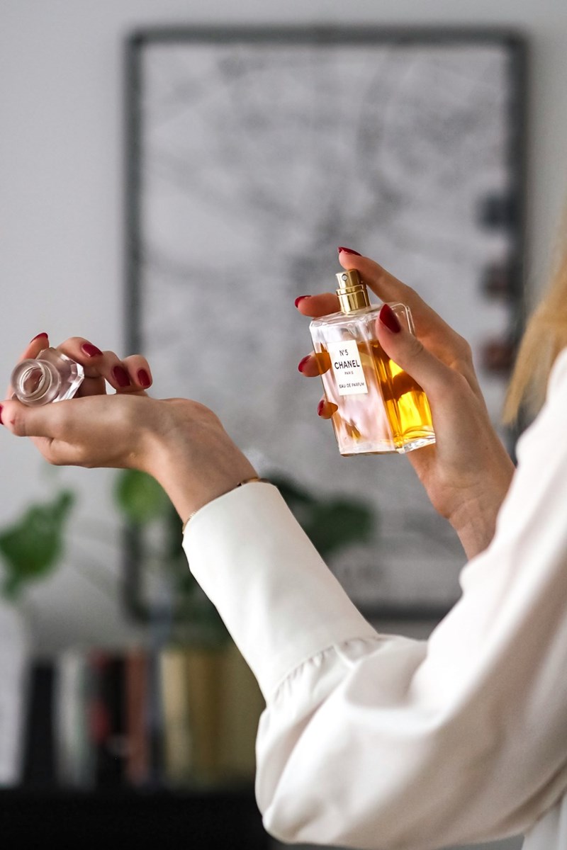 Coworker borrows a perfume bottle from her colleague's locker and uses it without permission.