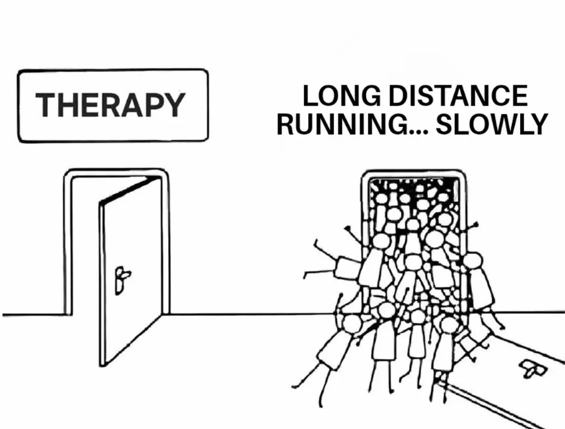 THERAPY B LONG DISTANCE RUNNING... SLOWLY P