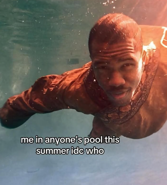 me in anyone's pool this summer idc who
