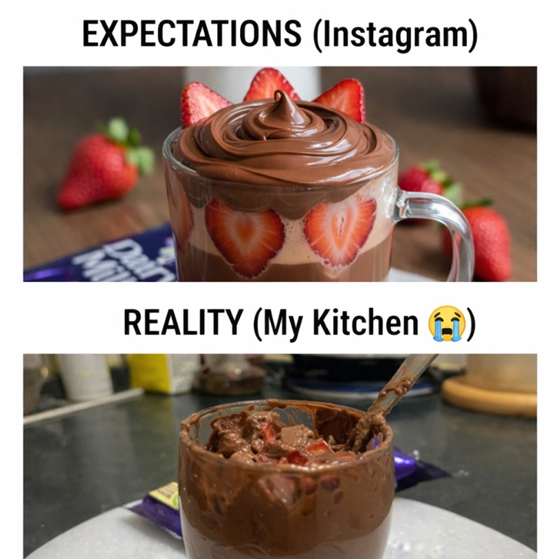 EXPECTATIONS (Instagram) REALITY (My Kitchen