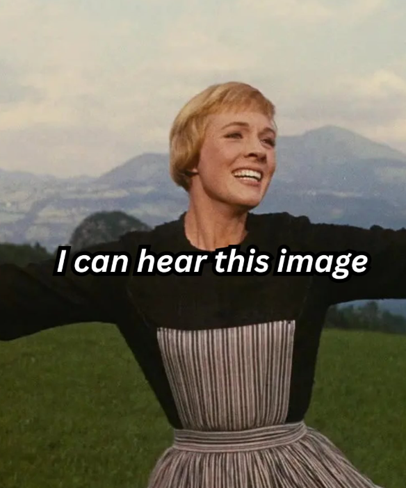 I can hear this image