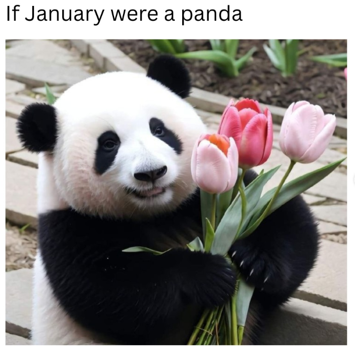 If January were a panda