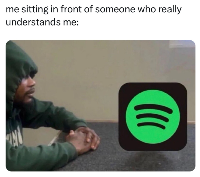 me sitting in front of someone who really understands me: