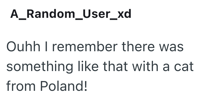 A_Random_User_xd Ouhh I remember there was something like that with a cat from Poland!