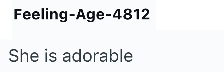 Feeling-Age-4812 She is adorable