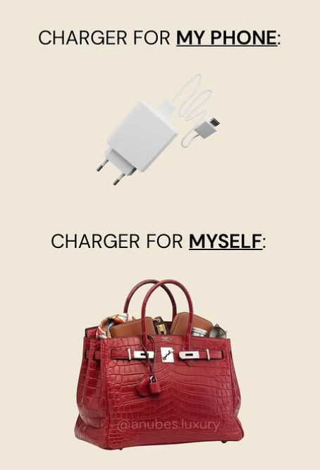 CHARGER FOR MY PHONE: CHARGER FOR MYSELF: @anubes.luxury