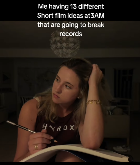 Me having 13 different Short film ideas at3AM that are going to break records HYROX
