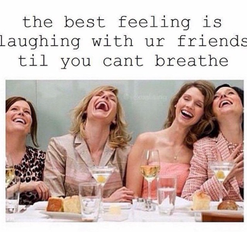 the best feeling is laughing with ur friends til you cant breathe Gecoalising