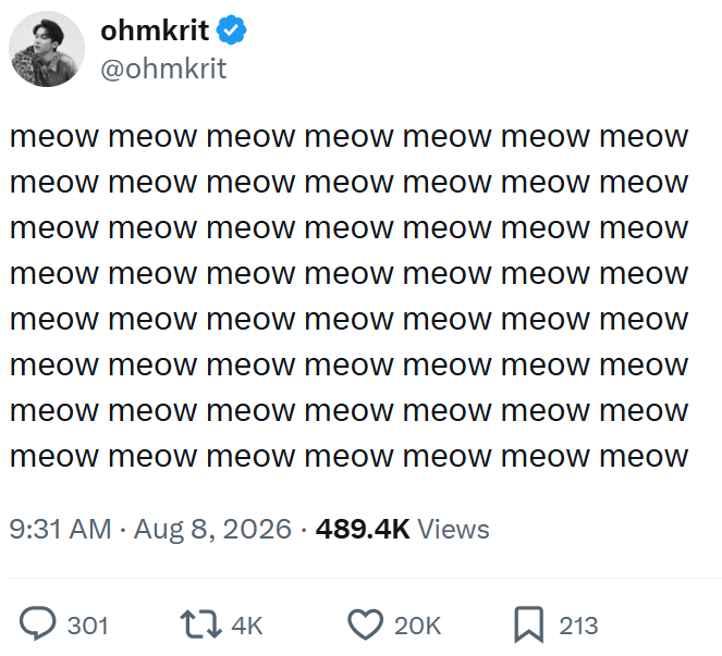 ohmkrit @ohmkrit meow meow meow meow meow meow meow meow meow meow meow meow meow meow meow meow meow meow meow meow meow meow meow meow meow meow meow meow meow meow meow meow meow meow meow meow meow meow meow meow meow meow meow meow meow meow meow meow meow meow meow meow meow meow meow meow 9:31 AM ⚫ Aug 8, 2026 489.4K Views 301 14K 20K ☐ 213