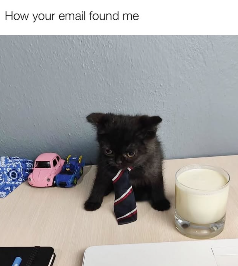 How your email found me