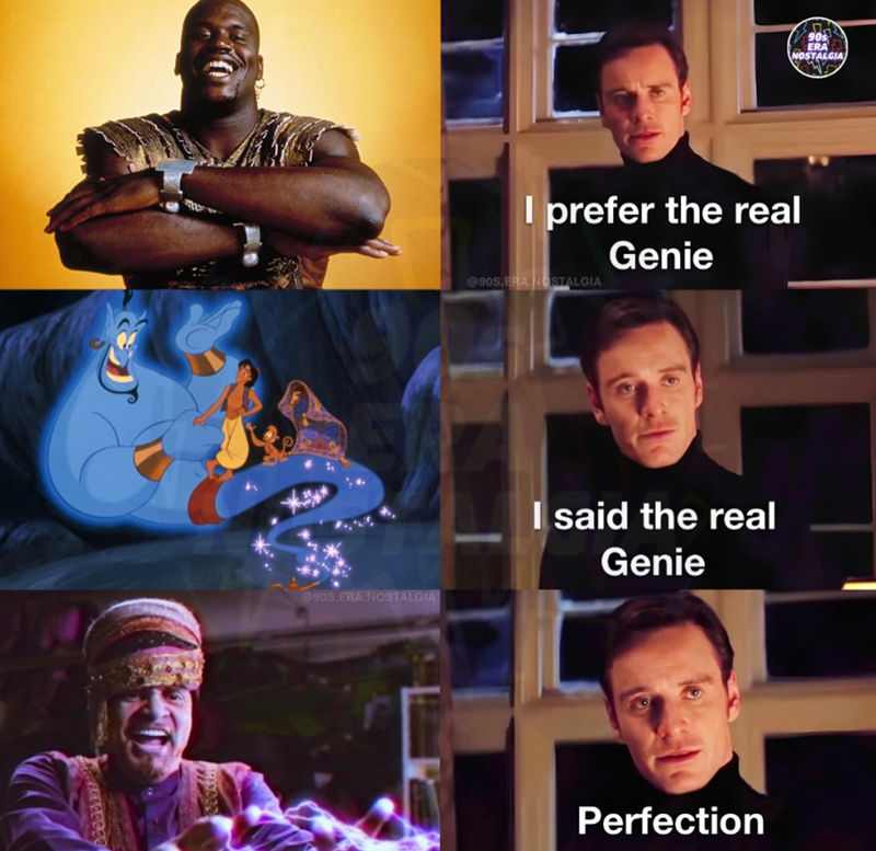 @90S.ERA.NOSTALGIA I prefer the real Genie @90S.ERA NOSTALGIA I said the real Genie Perfection ERA NOSTALGIA
