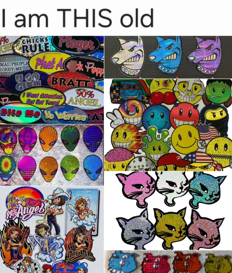 I am THIS old 5% CHICKS Player GE RULE MAL PEOPLE WORRY ME Phat A Popp UGO GIRL BRATT W 90% Want Attention ANGEL But Not Yours! Bite Me Yo Worries AT Angeb Devilish