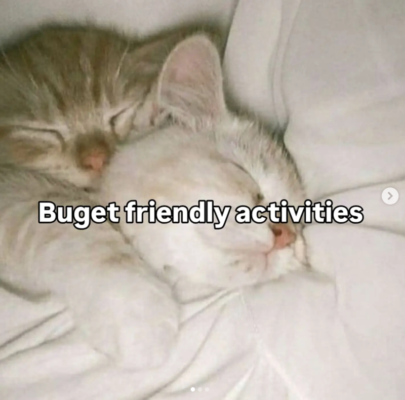 < Buget friendly activities