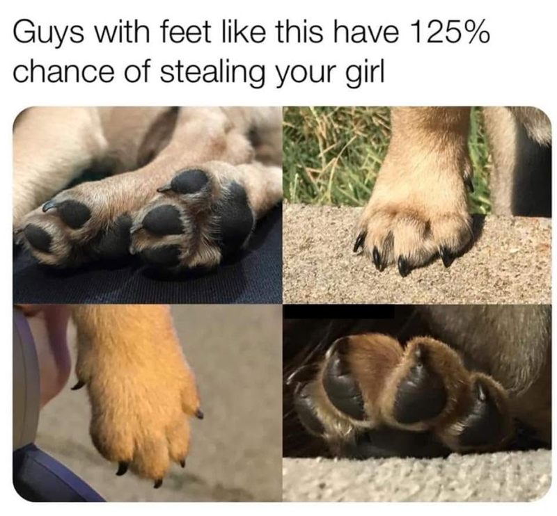 Guys with feet like this have 125% chance of stealing your girl