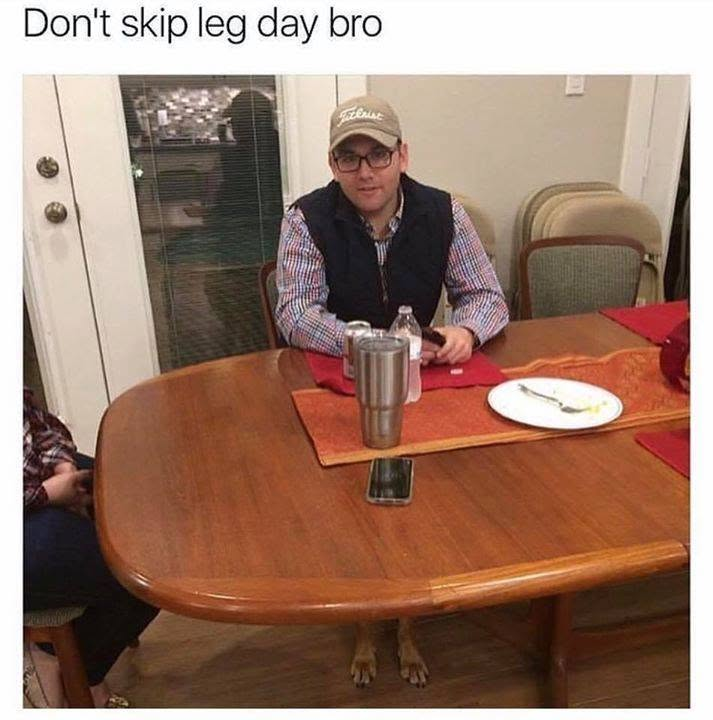 Don't skip leg day bro FitCrist