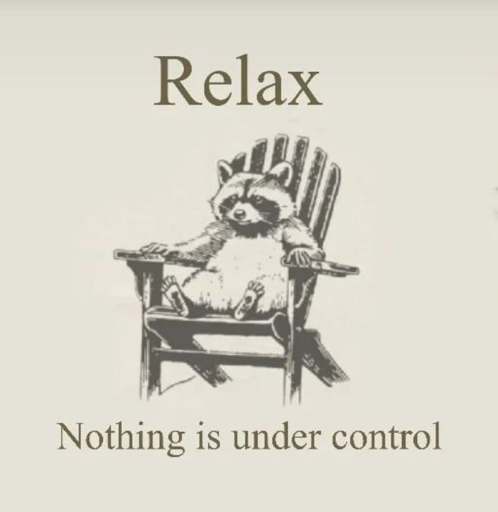 Relax Nothing is under control