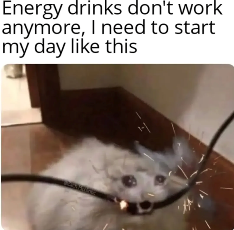 Energy drinks don't work anymore, I need to start my day like this Zach Mcclintic