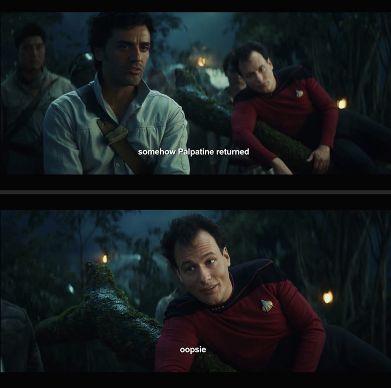 somehow Palpatine returned oopsie