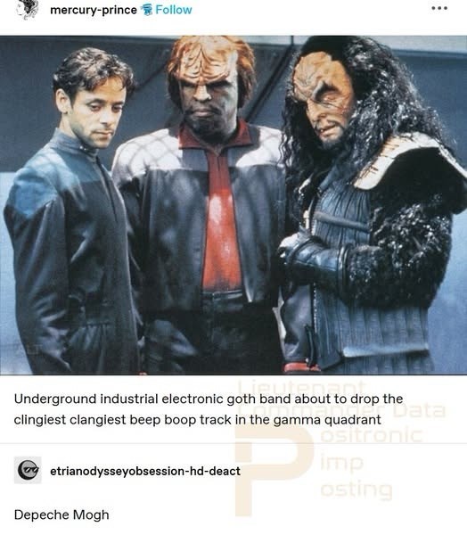 mercury-prince Follow Underground industrial electronic goth band about to drop the clingiest clangiest beep boop track in the gamma quadrant Data ositronic etrianodysseyobsession-hd-deact Depeche Mogh imp osting