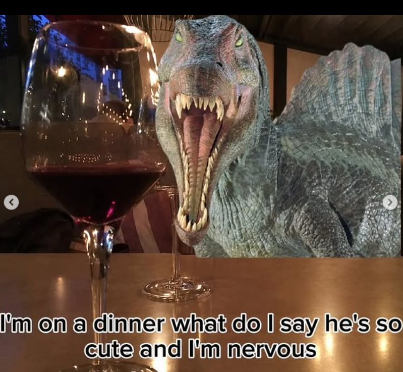 I'm on a dinner what do I say he's so cute and I'm nervous