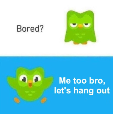 Bored? Me too bro, let's hang out