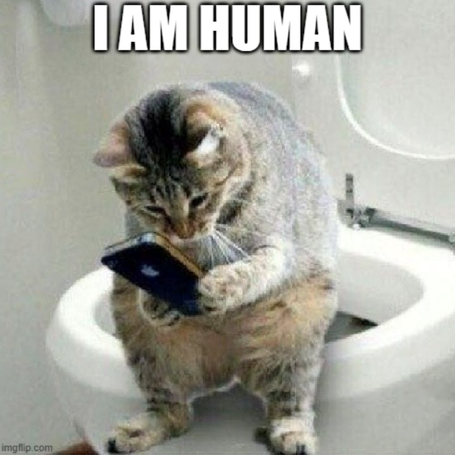 imgflip.com I AM HUMAN
