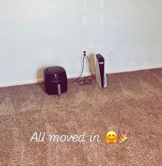 All moved in