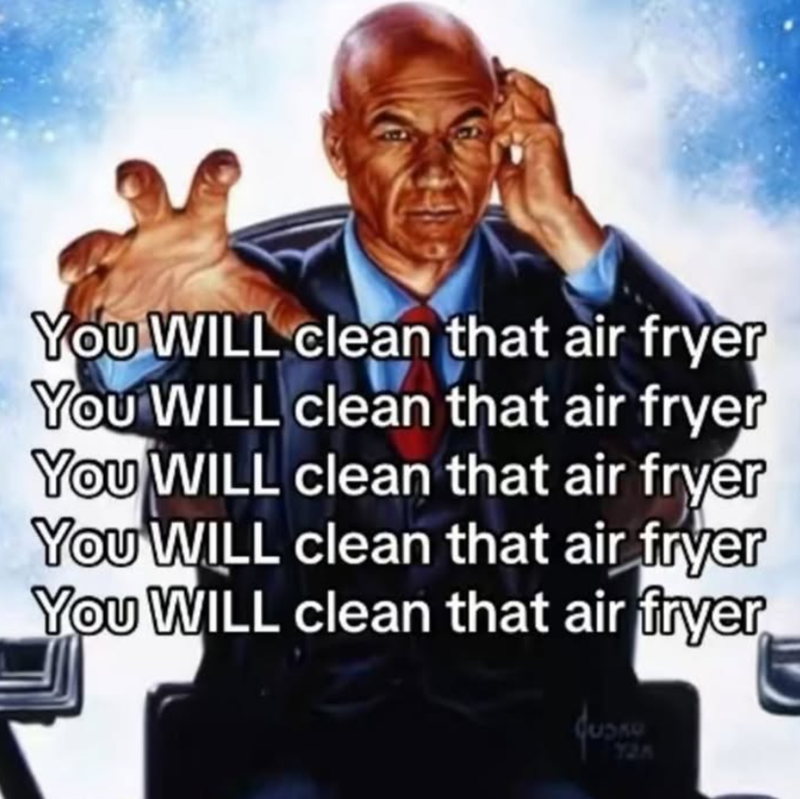 YOU WILL clean that air fryer You WILL clean that air fryer You WILL clean that air fryer YOU WILL clean that air fryer YOU WILL clean that air fryer 725