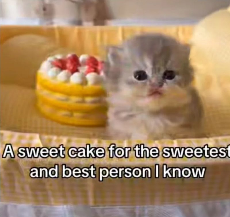 A sweet cake for the sweetest and best person I know