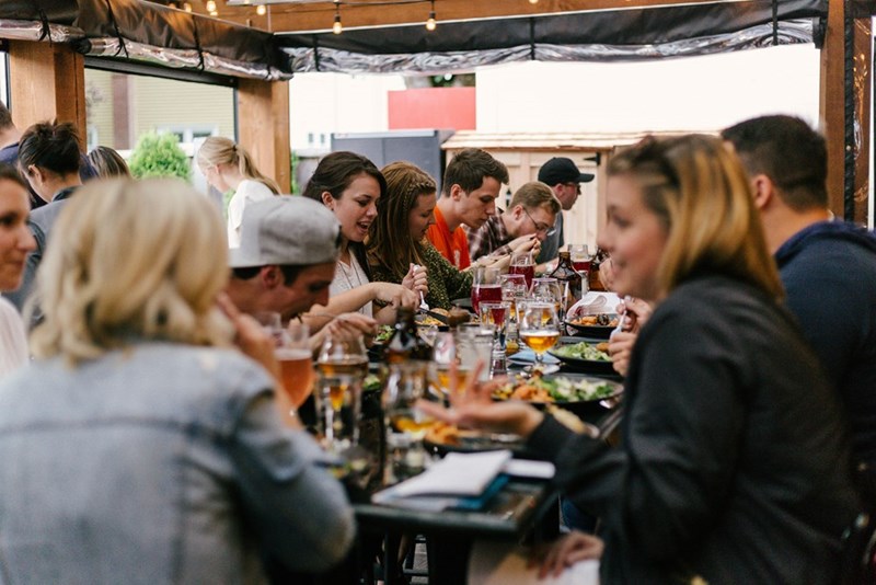 busy restaurant