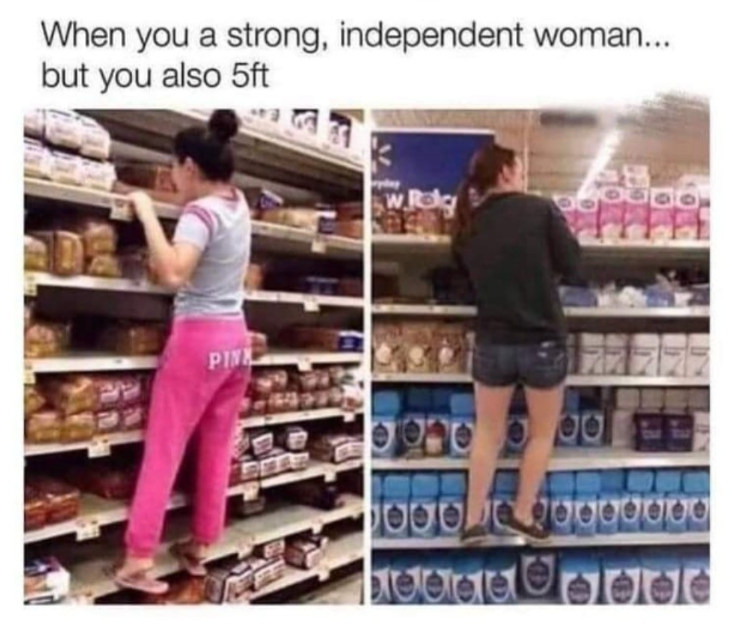When you a strong, independent woman... but you also 5ft PINK w Rolg
