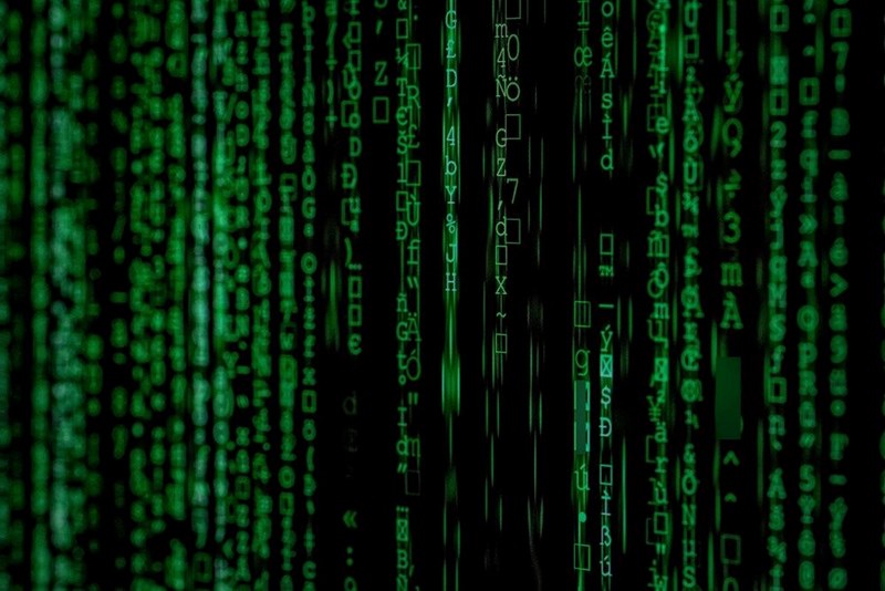 A green code for hacking.