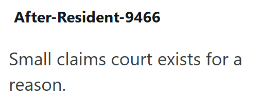 After-Resident-9466 Small claims court exists for a reason.